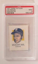 1971 Topps Tattoos PSA 9 -Mint Jim Fregosi