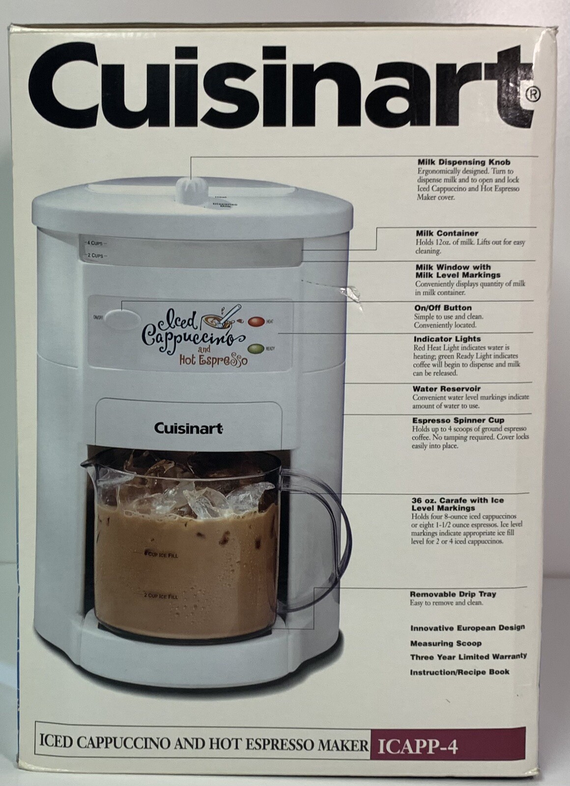 Cuisinart Iced Cappuccino and Hot 
