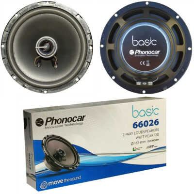 EvoTuning 2 Lautsprecher Phonocar Ant=Post Für Lancia Ypsilon 843 2003-12 6,5''