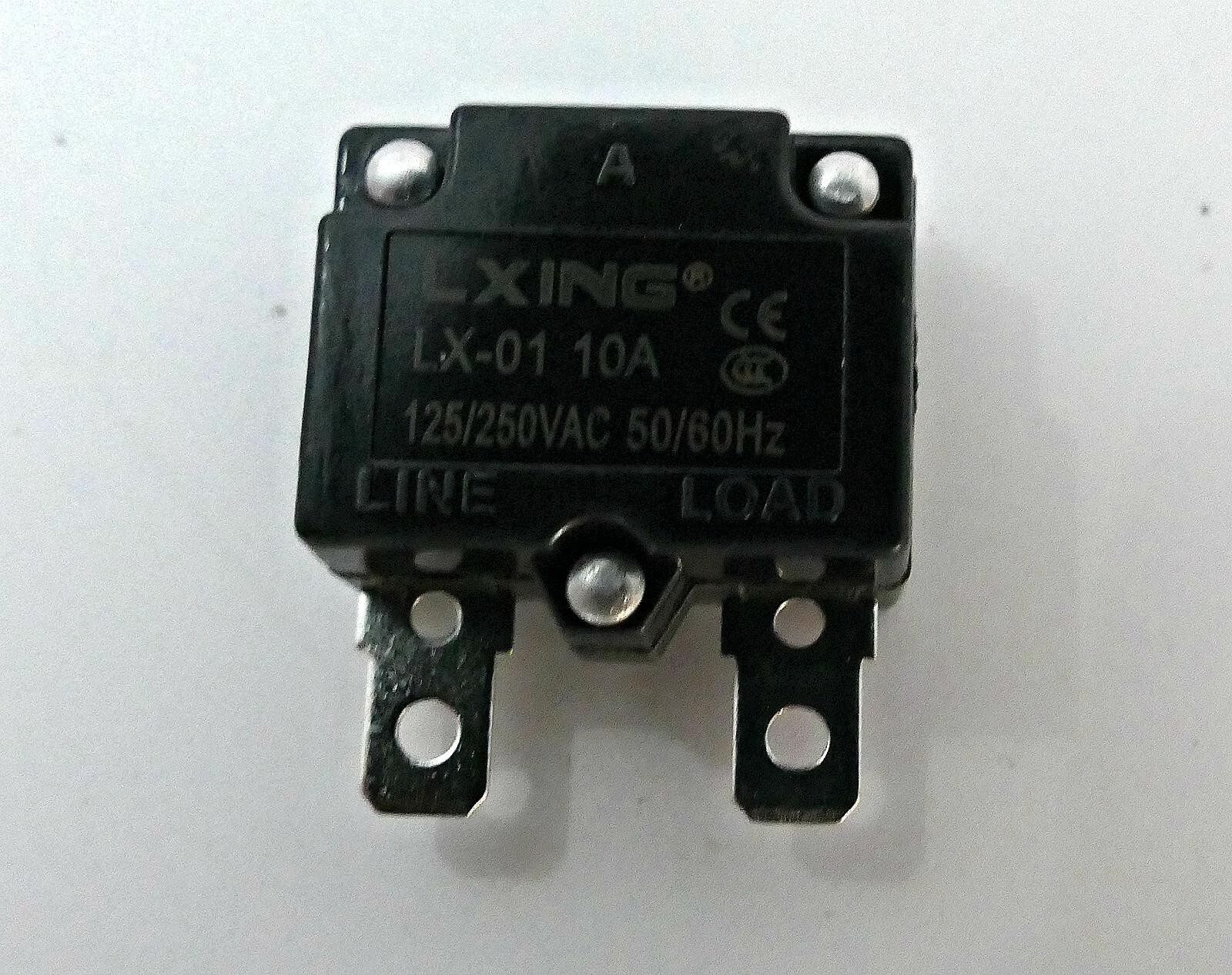 10 Amps  Circuit Breakers (2) 125/250V AC 32V  Auto Reset fast free us shipper