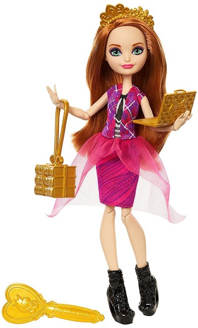 ever after high hairstyling holly doll