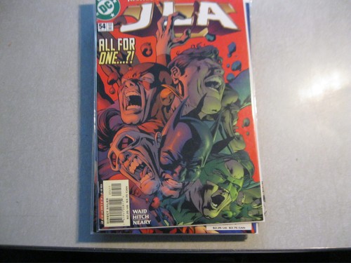 JLA #54 written by MARK WAID & artwork by BRYAN HITCH justice league of america!