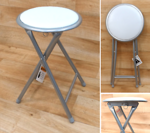 Folding Compact Padded Stool Seating, Compact Breakfast Bar Stools
