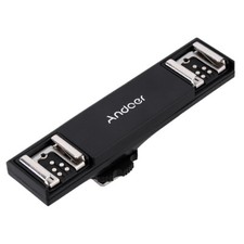 Hot Shoe Speedlite Flash Trigger Bracket Splitter for Canon E3P7