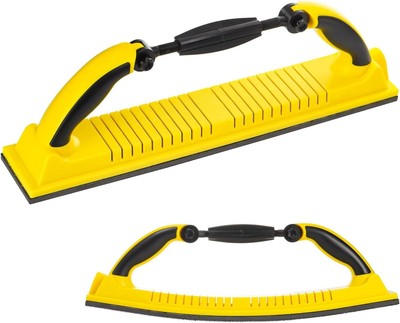 Hand Sanding File Block, Adjustable Radius Flex Longboard Yellow 