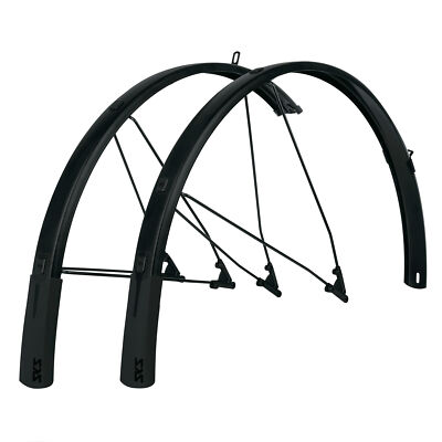 SKS Bluemels Style Kotflügel Set mit flexiblem Spoiler (27,5/29 Zoll Rad, 75 mm B)