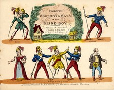 Toy Theatre Play -Pollock's Blind Boy - Printed in Tuppence Coloured