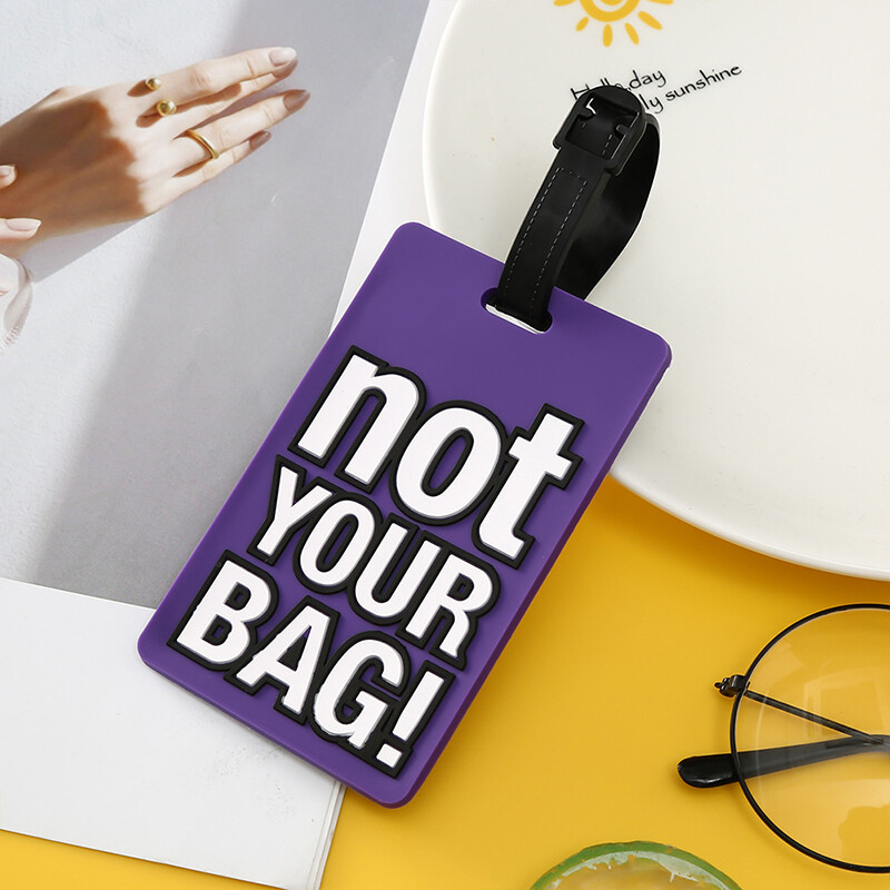 Luggage Tags PVC Hang Tag Baggage Labels Name Address Suitcase Travel Holiday eBay