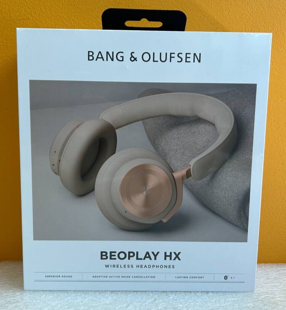 Bang & Olufsen Beoplay HX Bluetooth 5.1, (Gold Tone), Wireless