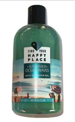 Find Your Happy Place Sun kissed Ocean Waves Bath & Shower Gel 12oz NEW - Picture 1 of 4
