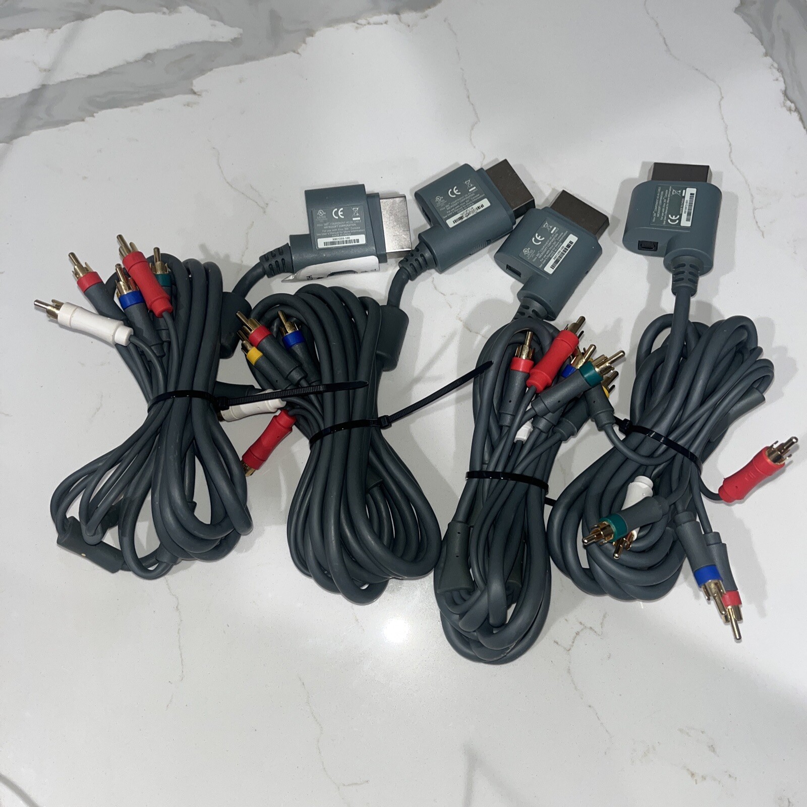 Official Microsoft Xbox 360 Audio Video AV Component HD Cable Cord!