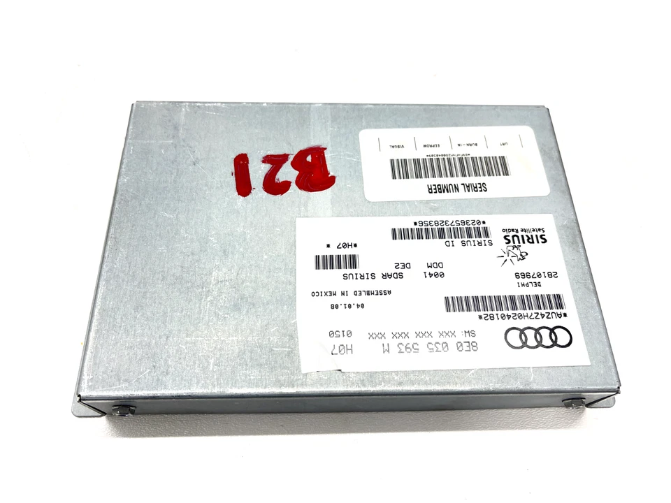 AUDI TT VW JETTA 2007-2010 MÓDULO DE RADIO CONTROL POR SATÉLITE 8E0 035 593 M OEM Foto 4 de 4