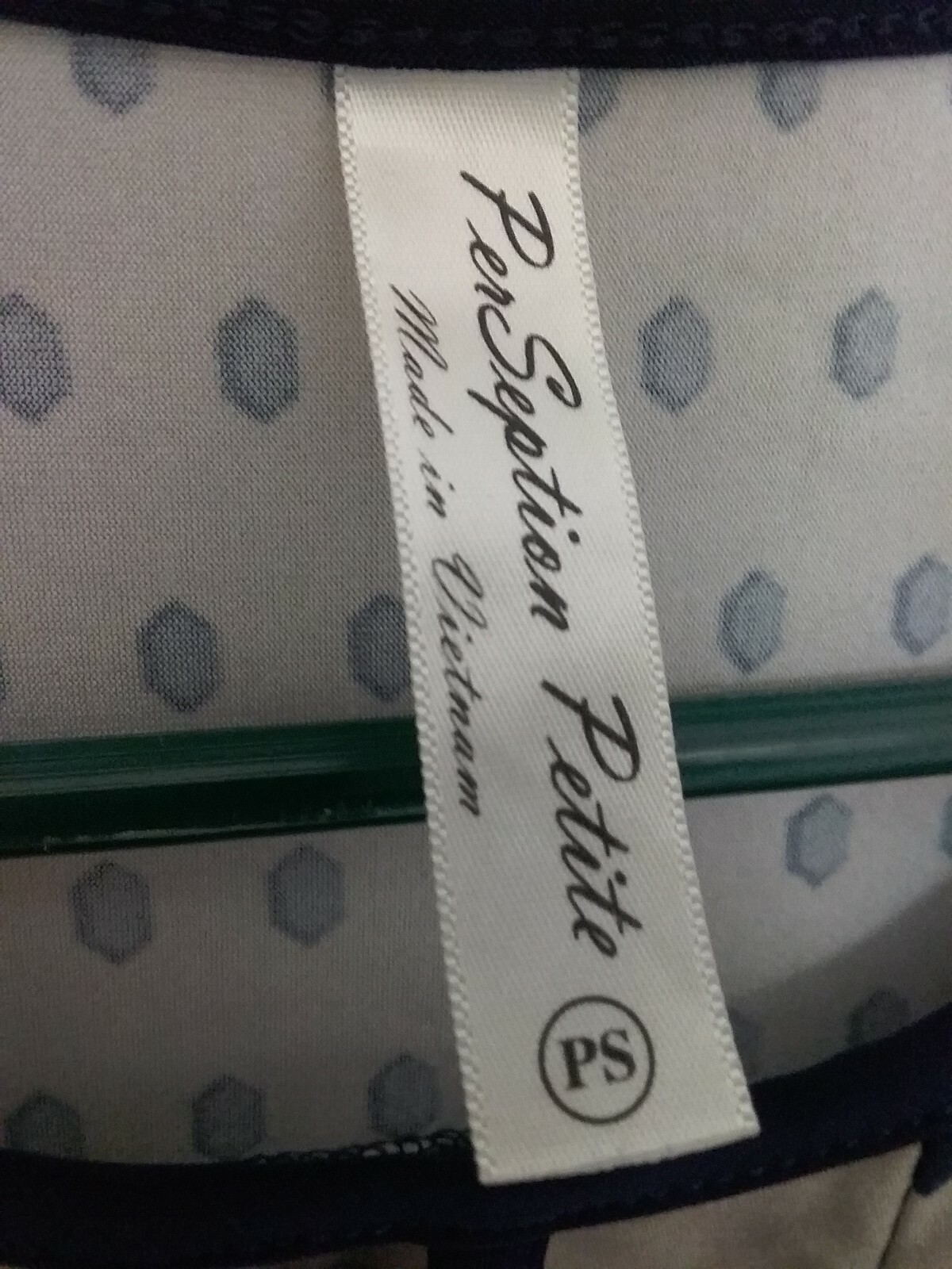 Perceptions Petite Pullover Polka Dot Short Slv U… - image 5