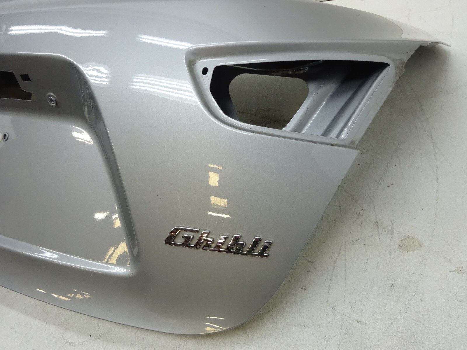 2014-2020 Maserati Ghibli Rear Trunk Lid Deck Shell Panel Silver OEM DE230877