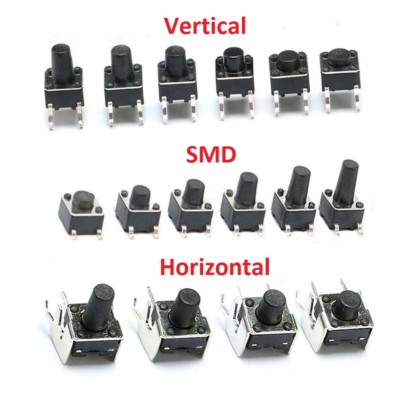 #ad Momentary Tactile Push Button Switch Vertical SMD Horizontal Mini Micro PCB $46.18