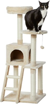 Cat Tree with Platform, Scratching Posts, X-Large Size