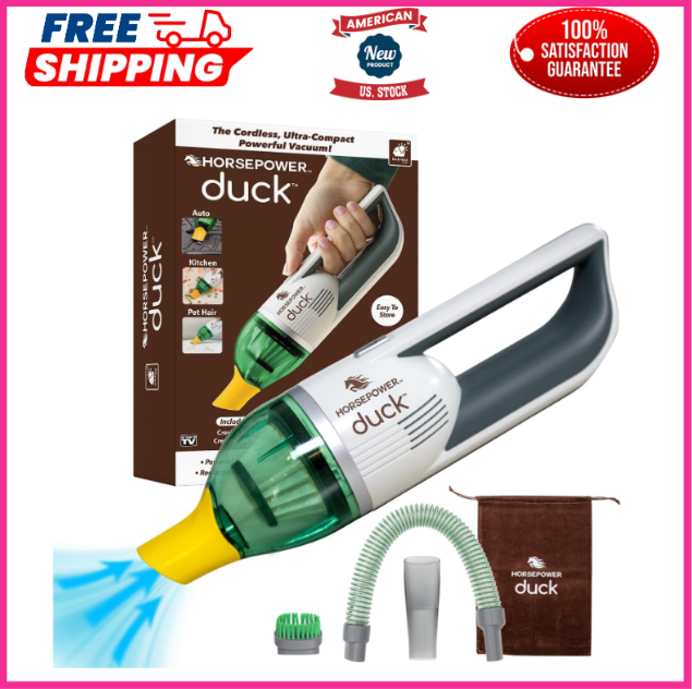 4/8 Pack Reusable HEPA Filter Replacement For Duck Compact Cordless Vacuum Cleaner - Washable Dust Filter