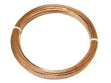 Soft Annealed Ground Wire Stranded Bare Copper 4 AWG  200A Service (50 FT)