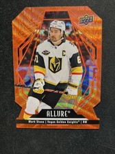 22-23 UD Allure Hockey Die Cut Orange Slice 74 Mark Stone