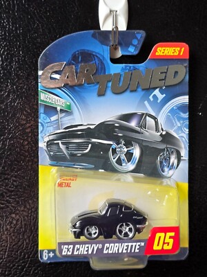 CarTuned Series 1 #05 '63 BLACK Chevy Corvette Stingray (Pro Street) WALGREEN'S