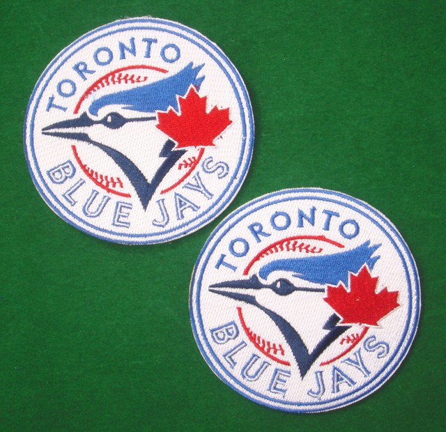 LOTS 2pcs Toronto Blue Jays Iron On Embroidered Badge Patch Applique 3.5" eBay