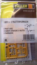 Faller H0 180915 / Bausatz. 2 Palettenhubwagen  NEU