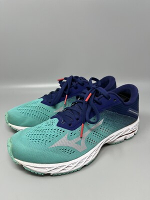 Mizuno Wave Shadow 3 Running Shoes - Turquoise / Blue - Women's Size 7.5 | eBay