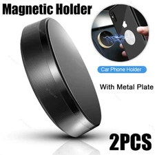 2PCs Magnetic Car Cell Phone Holder Mount Dashboard Stand For iPhone Samsung GPS