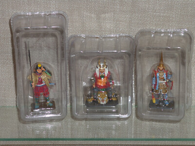 Neu 3 Samurai Del Prado 2002 OVP Takeda Shingen , Sengoku Musha , Maeda Toshiie