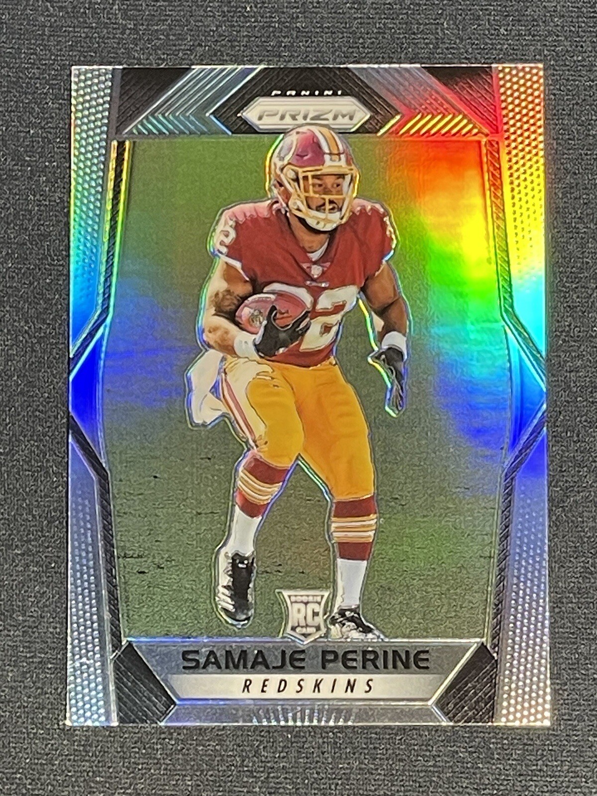 2017 NFL PRIZM SILVER Samaje Perine RC Rookie Washington Redskins RB 255