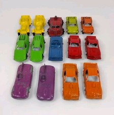 Vintage Tootsie Toy Cars Lot Of 14 Pontiac Mustang Jaguar Fiat Baja