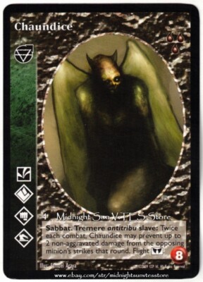 Chaundice Gargoyle Heirs to the Blood V:TES VTES Vampire CCG