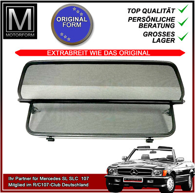 Windschott in Original Form Mercedes SL W107 R107 wind deflector windshield MEU