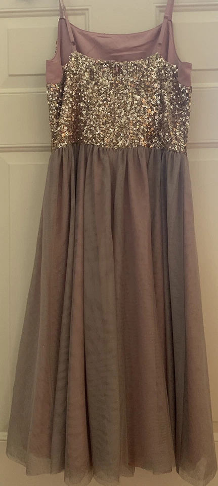 Storm by Monsoon Girls Pink Sequined Party/Wedding Occasions Dress -15 Years - Image 2 of 4