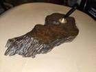 Rare Burl Walnut Base Pen Rest Holder Vintage Fresh From Estate Nice — photo 10