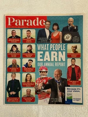 Parade Newspaper Insert April 2020  What People Earn  Our Annual Report Salaries
