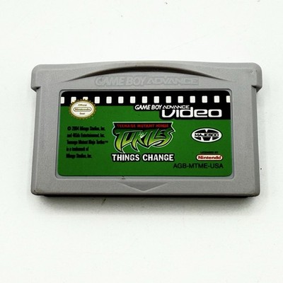 Teenage Mutant Ninja Turtles: Things Change (GameBoy Advance GBA Video) Tested