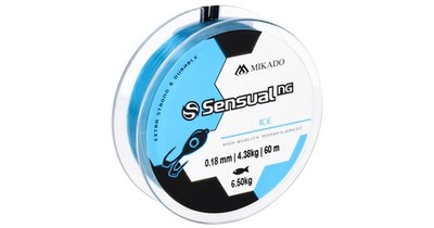 60m MIKADO SENSUAL NG ICE blaue mono Angelschnur zum Eisfischen Forellenfischen