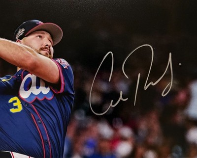 CAL RALEIGH SIGNED SEATTLE MARINERS MLB HOME RUN DERBY 16X20 PHOTO