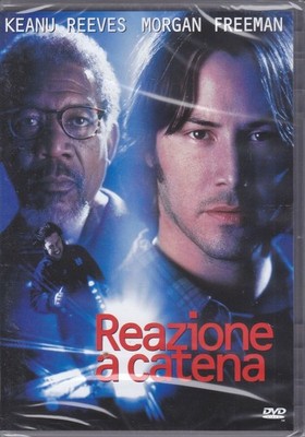 DVD KETTENREAKTION mit Keanu Reeves Morgan Freeman Neu Sealed 1996