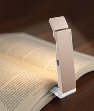 Reading Light, USB Rechargeable Book Light for Reading in Bed,Foldable Clip-o...