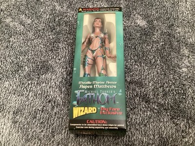 Fathom Metallic Marine Armor Aspen Matthews Wizard Toy Fare Exclusive 5  Figure