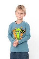 Boys Jumper Durable Cotton Knit Trendy Print, Any season, Nosi svoe 636...