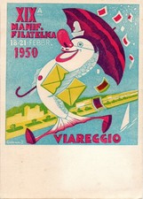 Viareggio Manifestazione Filatelica 1950