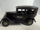 70's VtG Tonka Black Ford Model T Sedan Car Rat-A-Tat-Tat Steel Toy USA