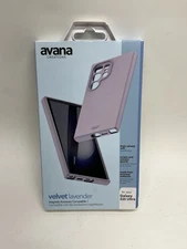 Avana Velvet Lavender Silicone Case for Samsung Galaxy S25 Ultra Magnetic Soft C