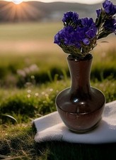 Mini Wooden Hand Turned Bud Vase