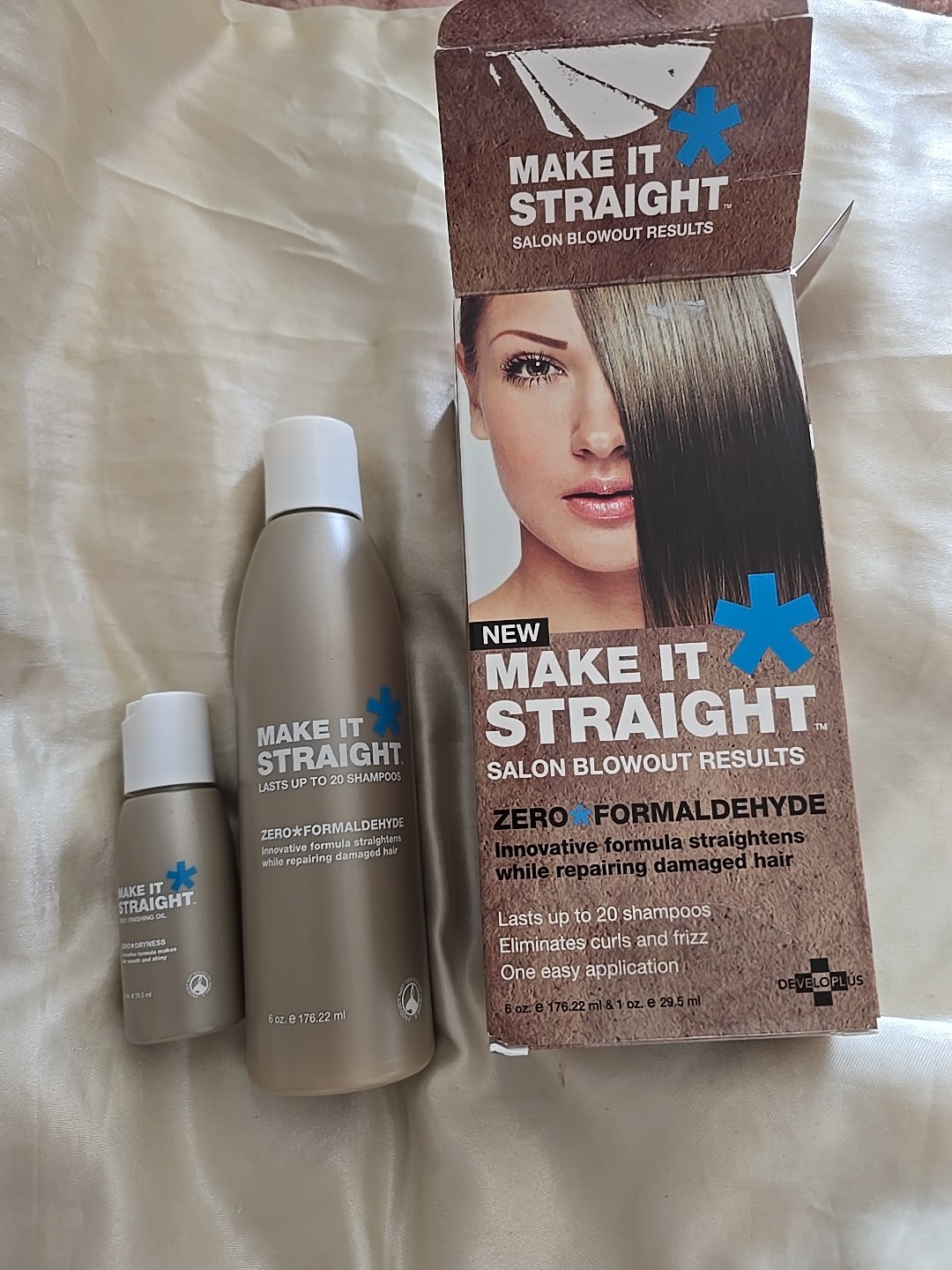 Make It Straight Salon Blowout Results Promotes Shine Hydration 6 Oz