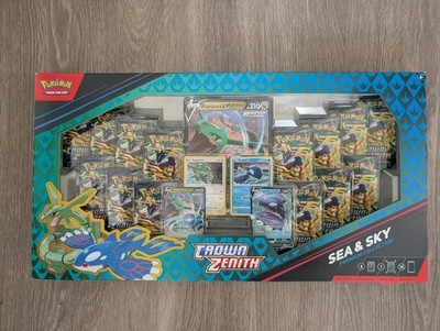 SEALED Pokemon Crown Zenith Sea And Sky TCG Premium Collection 14 Booster Packs