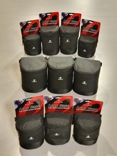 Lot of 10 NEW Camera Lens Cases - Includes 4 Sizes. Pearstone 600 Denier Nylon.